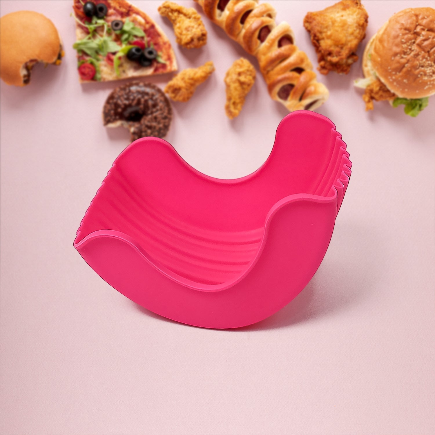 Silicone Burger Holder Snack  Silicone Burger Holder Snack